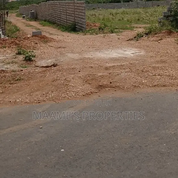 At Adenta Aviation, 2 Acres Land (12 Plots) by Tarred Road for Sale