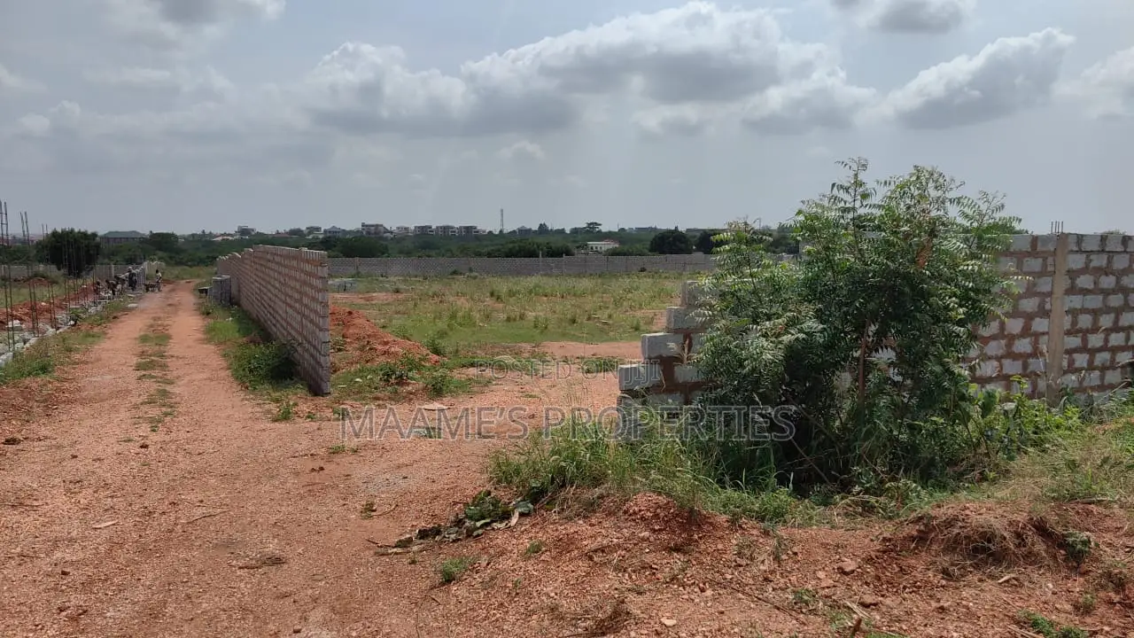 At Adenta Aviation, 2 Acres Land (12 Plots) by Tarred Road for Sale
