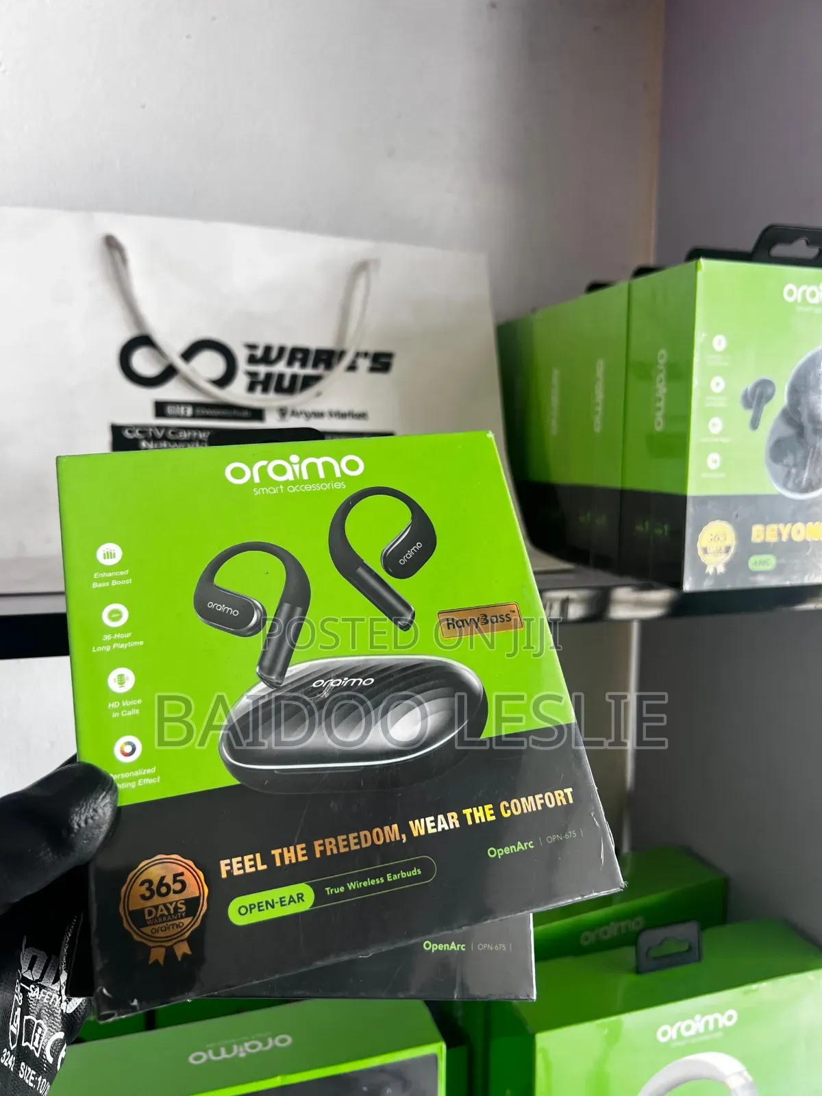 Oraimo Openarc Open-Ear Wireless Earphones
 (100)