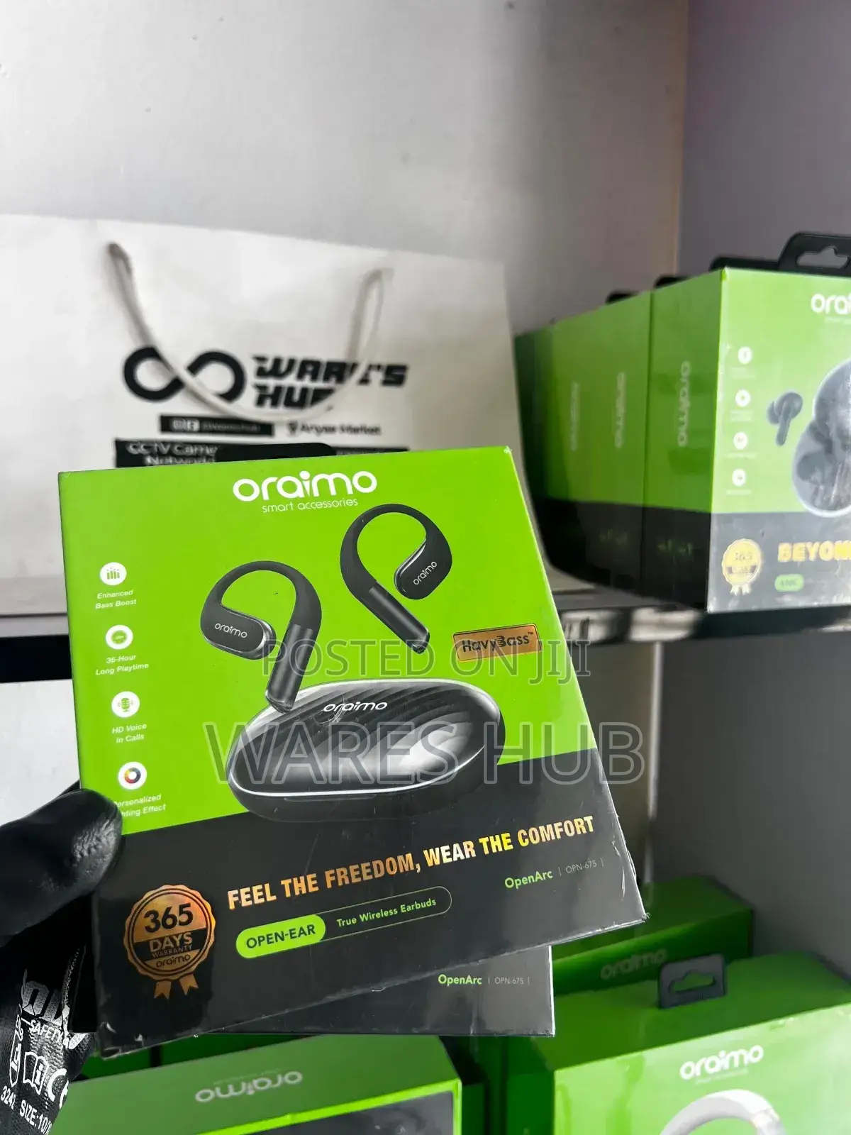 Oraimo Openarc Open-Ear Wireless Earphones
 (100)