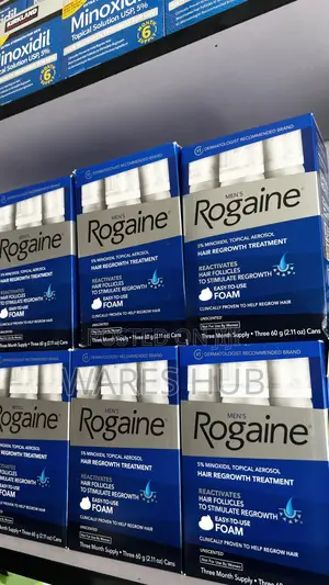 Rogaine Box Solution for Hair Growth