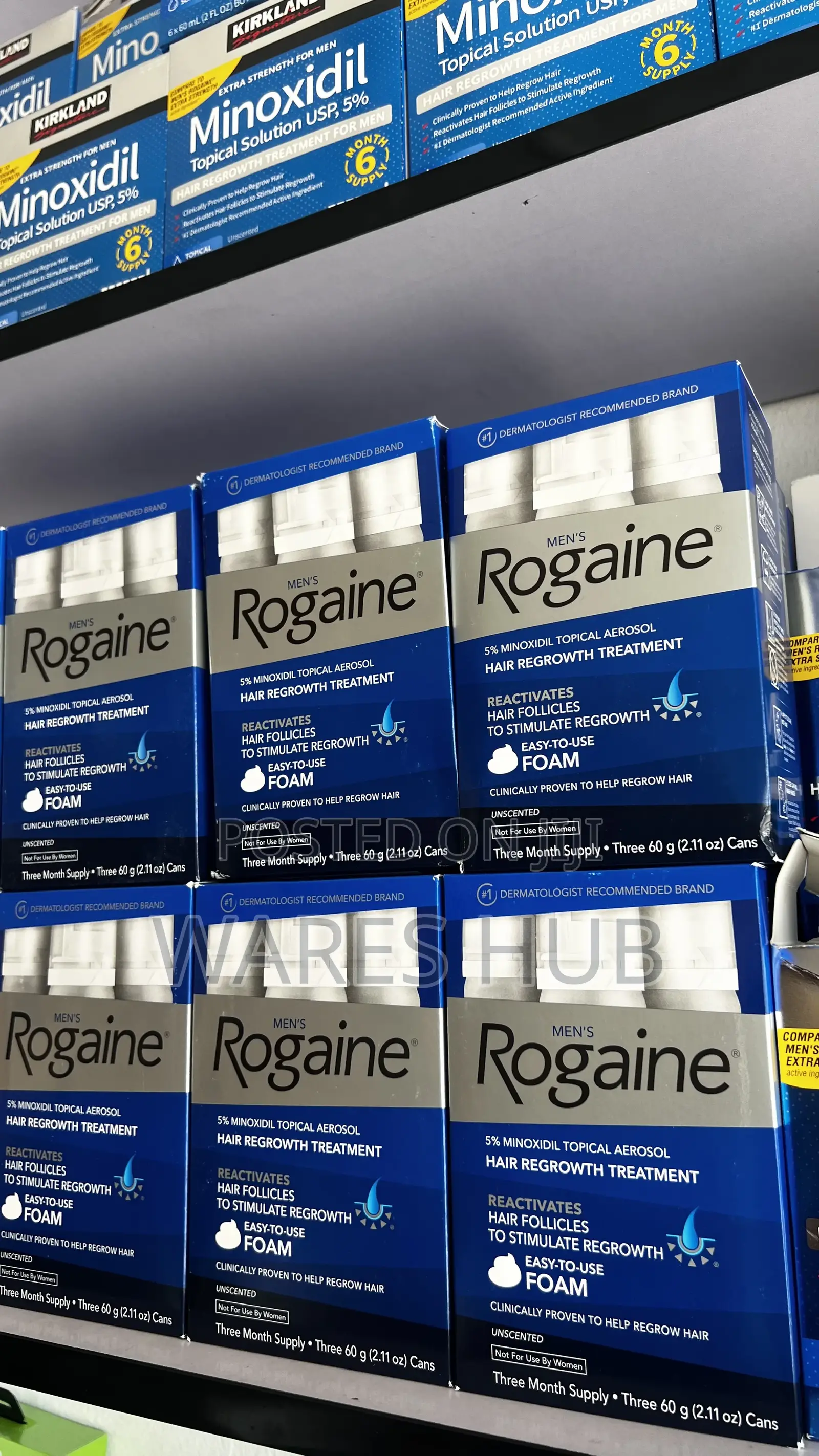 Rogaine Box Solution for Hair Growth