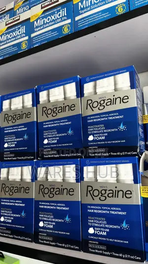Rogaine Box Solution for Hair Growth