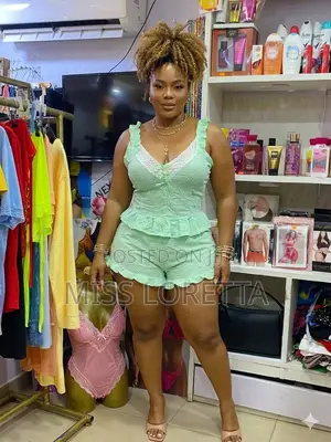 Cotton Lace Top and Shorts - 2pc