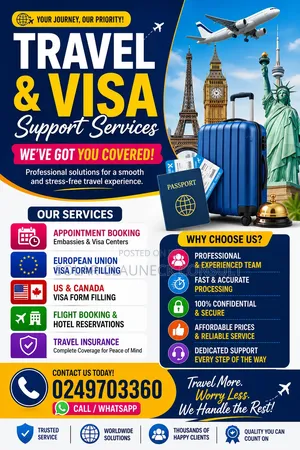 Appointment, Form Filling and Visa Support