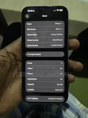 Apple iPhone 16 Plus 128 GB Blue