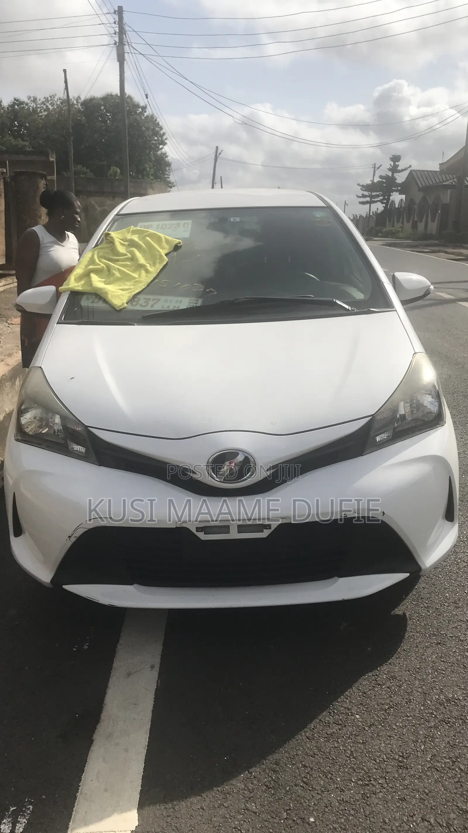 Toyota Vitz 1.0 FWD 3dr 2015 White