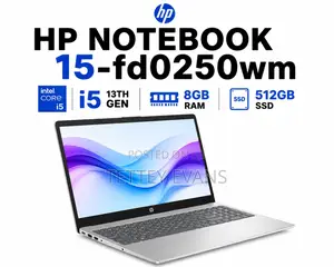 New Laptop HP 15-fd0290ns 8GB Intel Core i5 SSD 512GB