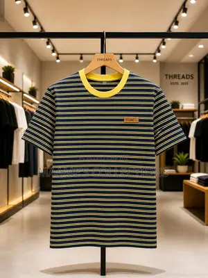 Men’S Stripped Tees Available