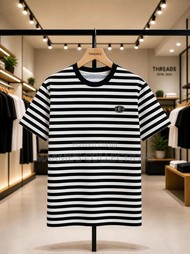 Men’S Stripped Tees Available
