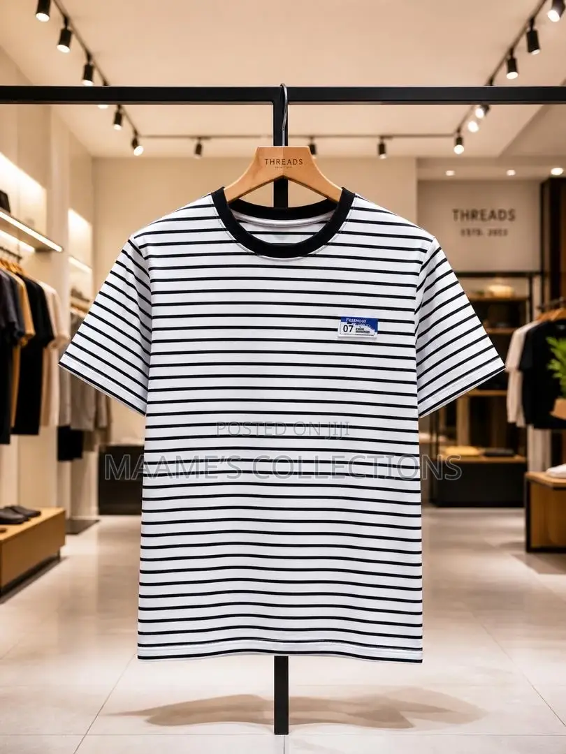 Men’S Stripped Tees Available
