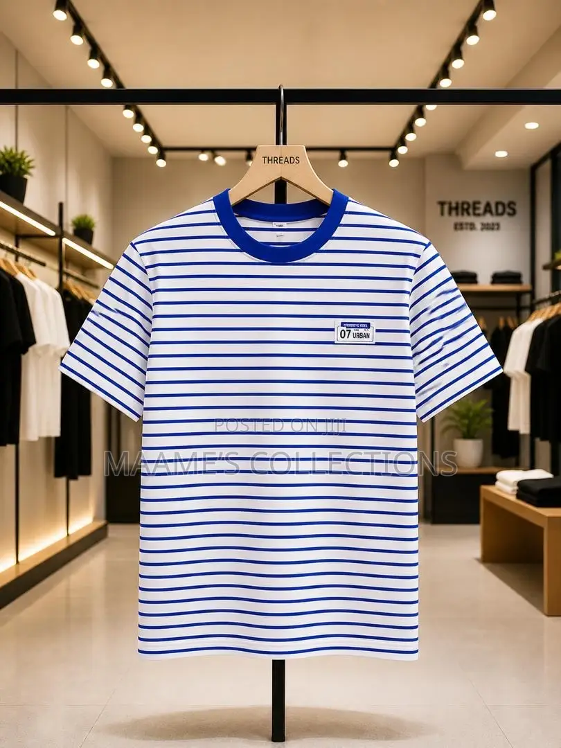 Men’S Stripped Tees Available