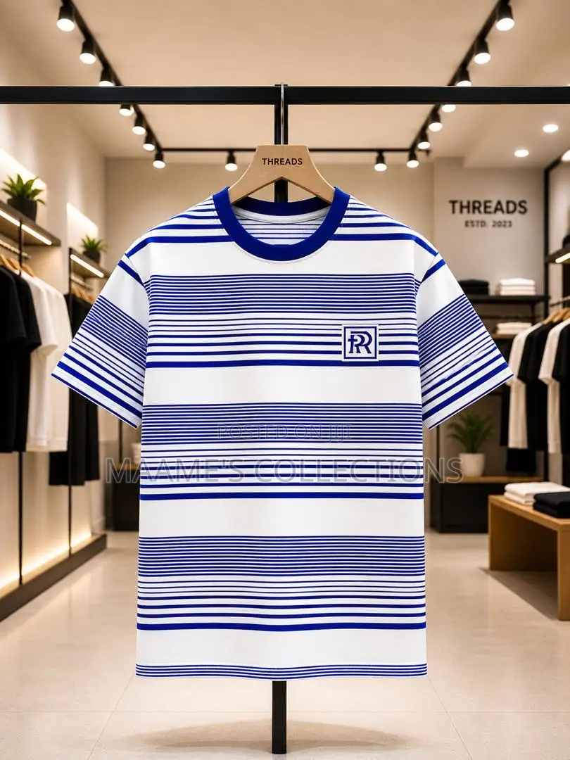 Men’S Stripped Tees Available