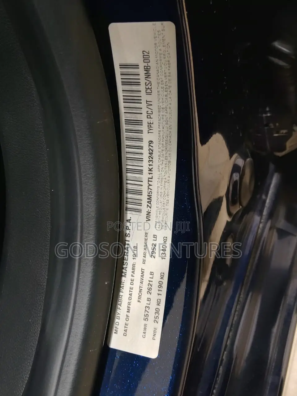 Maserati Ghibli S Q4 AWD 2018 Black