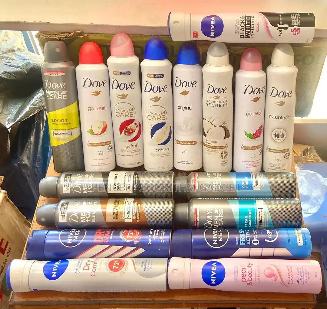 Nivea / Dove Deodorant Spray