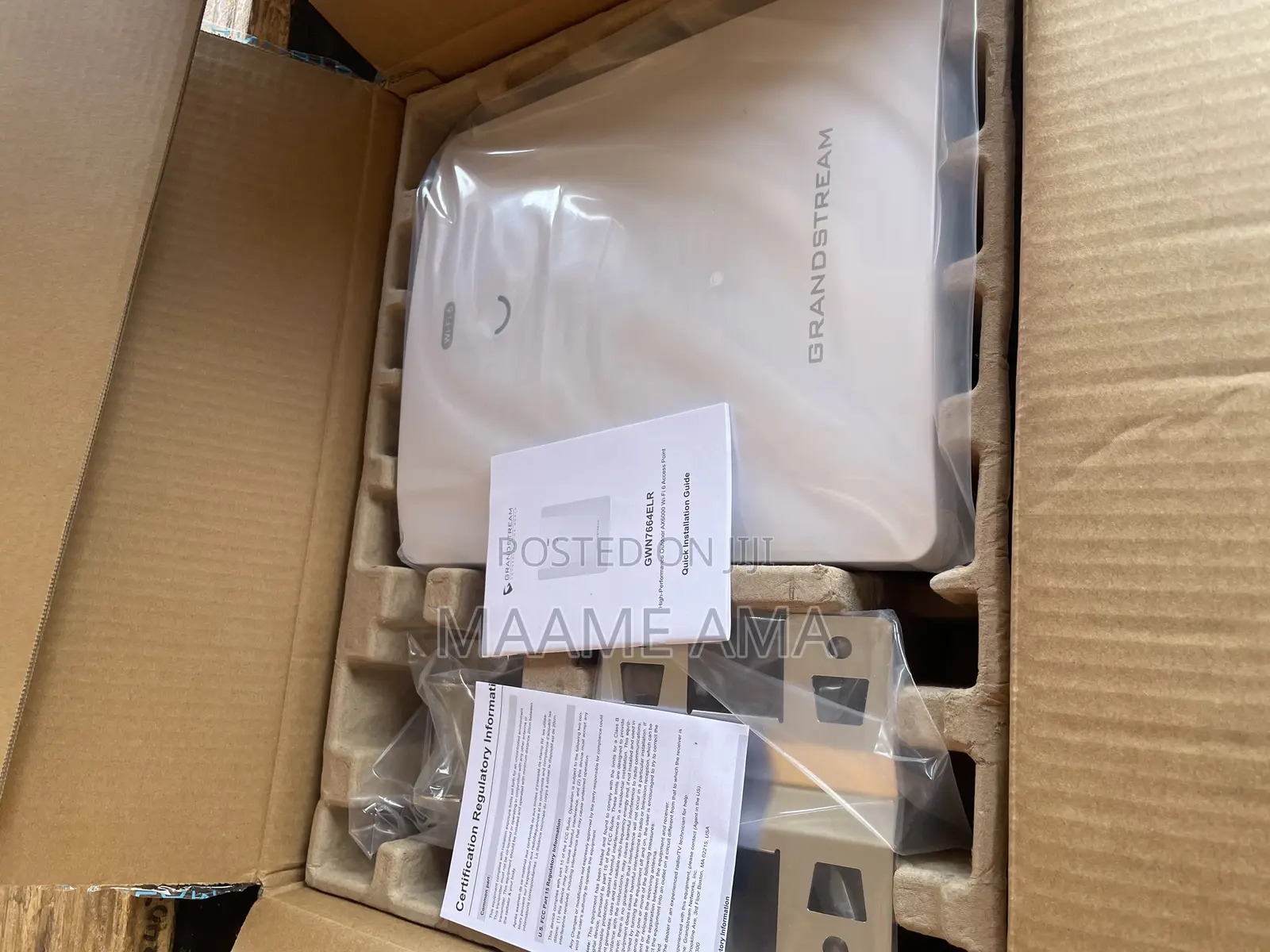Grandstream Ax6000 Wifi6 300m Omnidirectional Access Point- Gwn7664elr