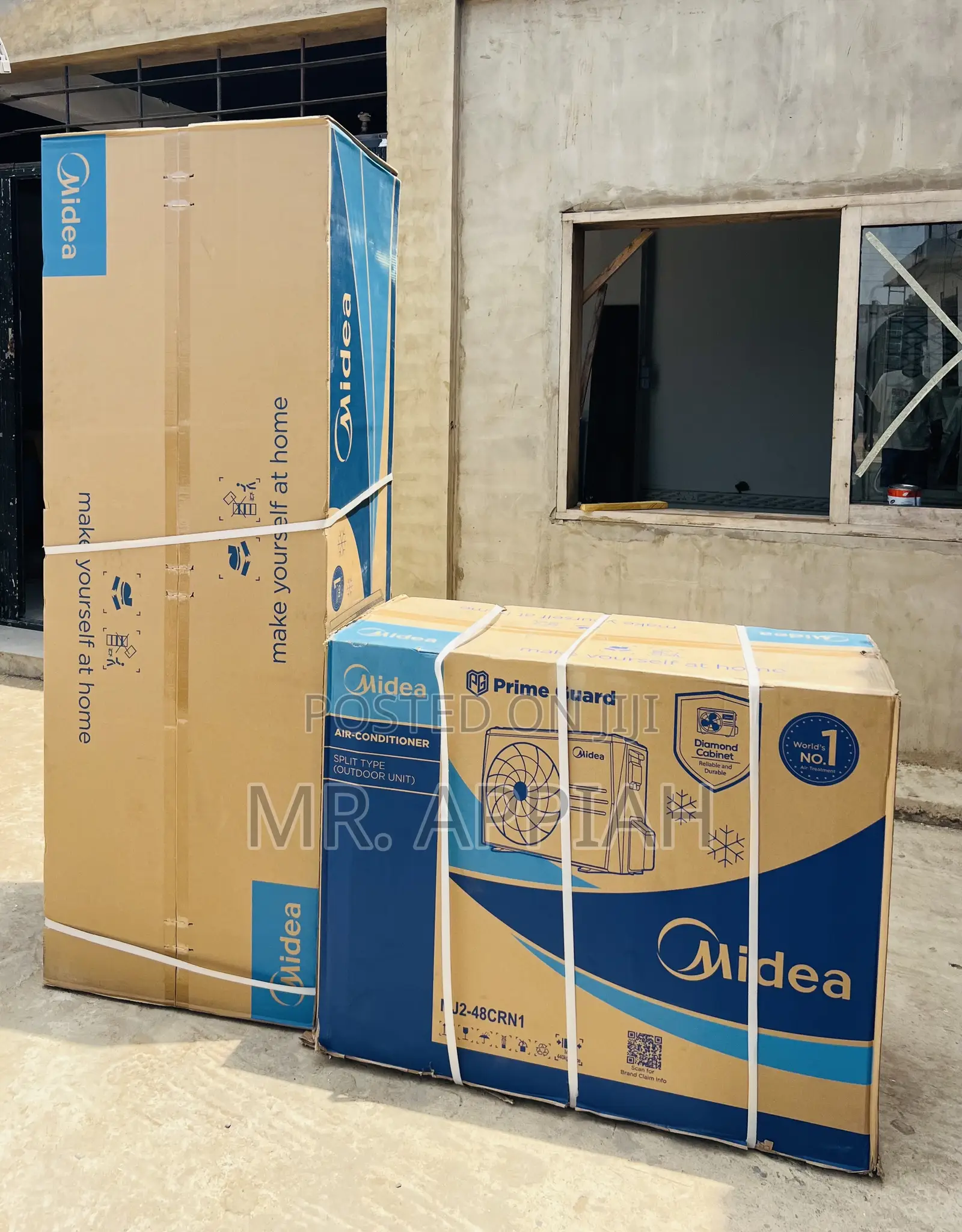 Fast Chilling Midea 5.0hp Floor Standing Ac(Mj2-48crn1)White 