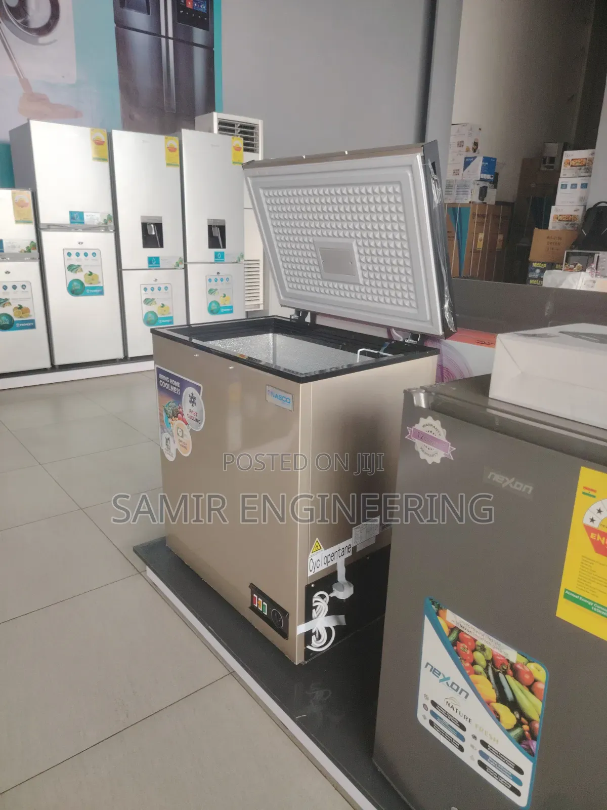 Nasco 150l Gold Edition Chest Freezer (Nas-200fl-G)