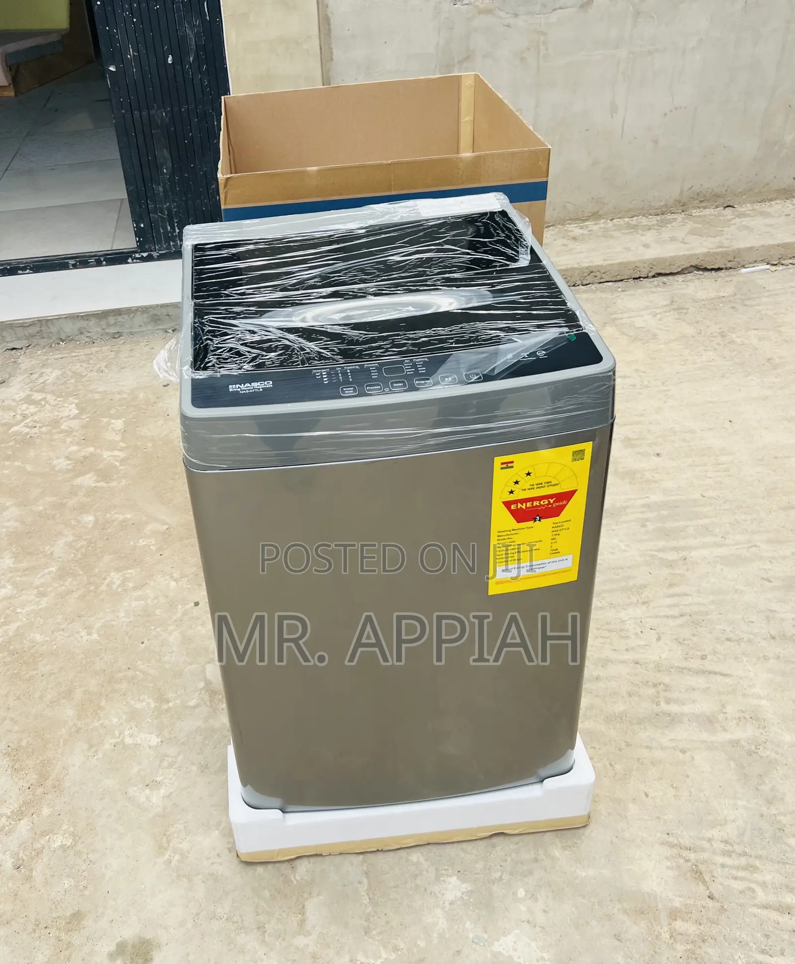 High Efficient Nasco 7kg Top Load Washing Machine(Full Auto).
