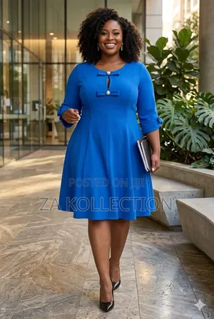 Moderna Ladies Flare Office Dress