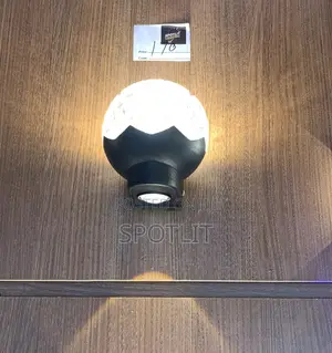 Black Aluminum, Wall-Mounted Light