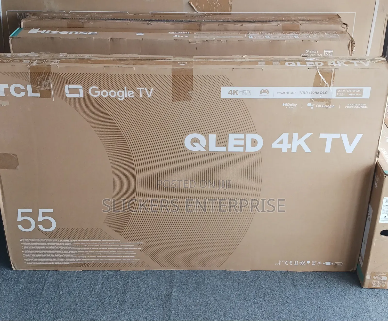 55" TCL Qled HDR Pro Tv 2025 Model:55c61b