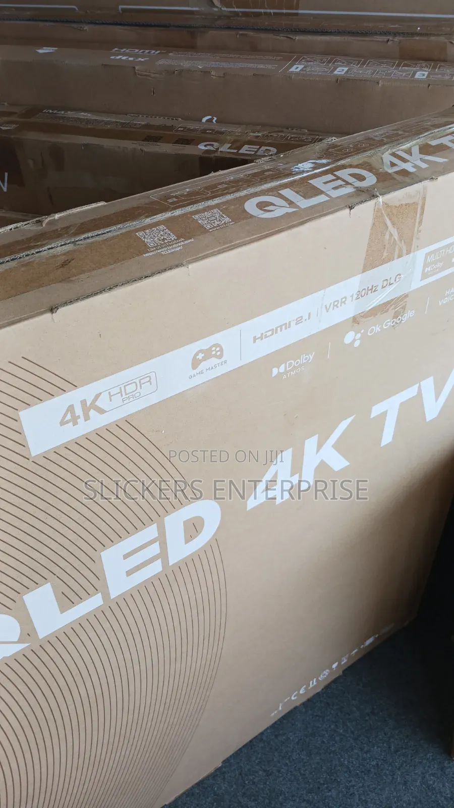 55" TCL Qled HDR Pro Tv 2025 Model:55c61b