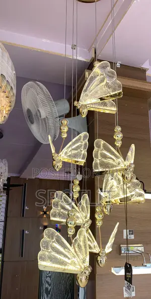 A Modern Butterfly Pendant Chandelier