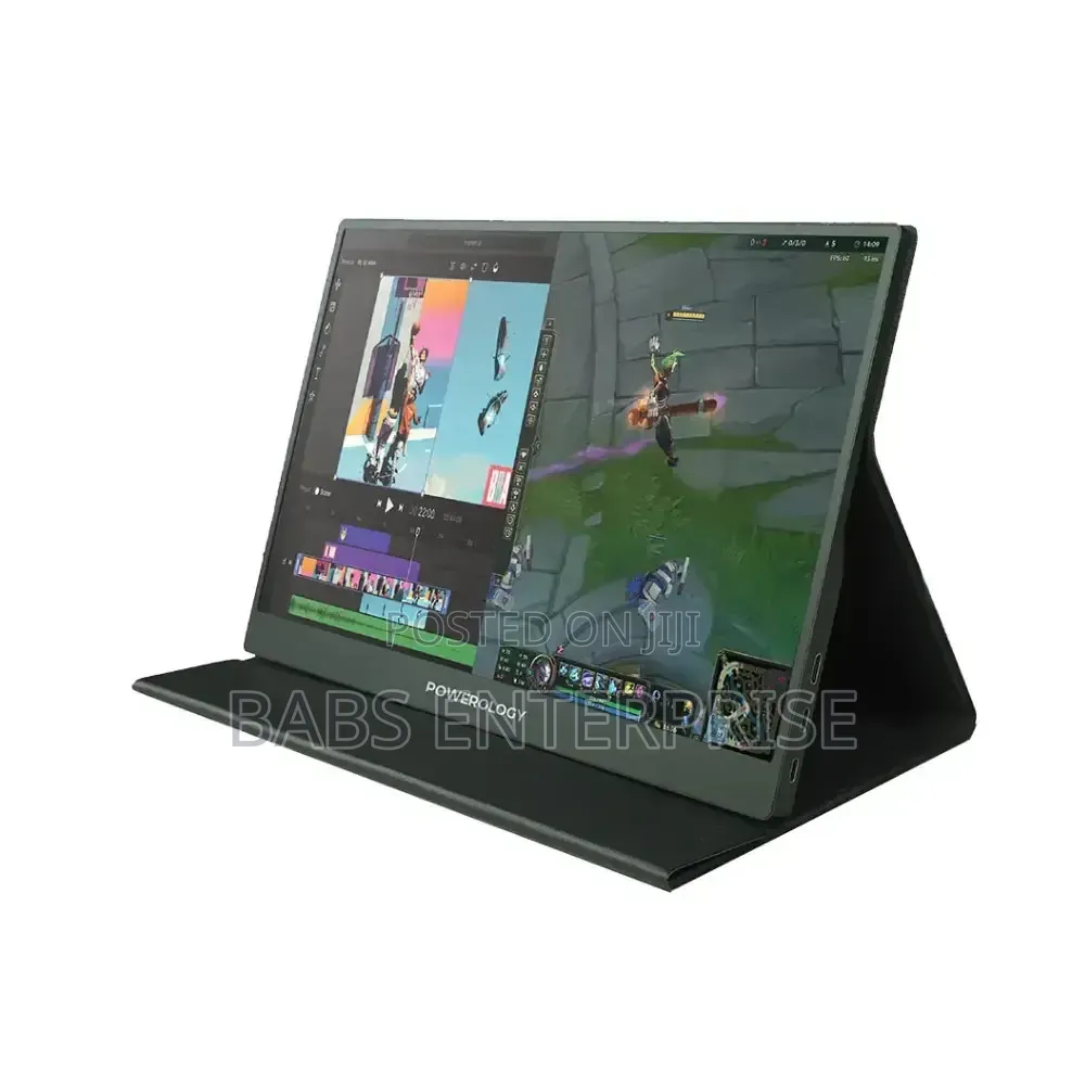Powerology 15.6 Inches Ultra-Slim Portable 144hz Monitor