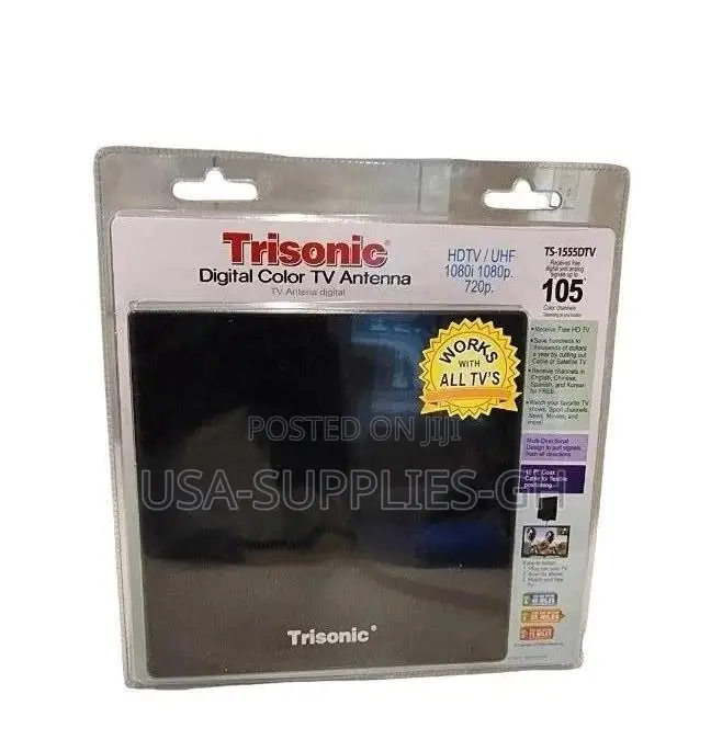 Trisonic Indoor Hdtv/Uhf Digital Tv Antenna From Usa