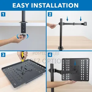 Laptop Desk Mount, Fully Adjustable Ergonomic Laptop Arm