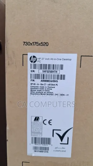 New Desktop Computer HP AiO 27 8GB Intel Core i7 SSD 512GB