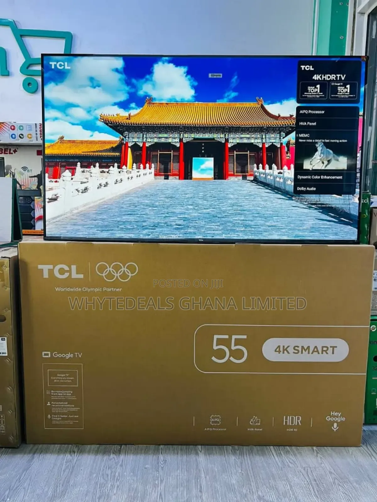 TLC 55" Smart Uhd Led Tv|Bluetooth |Voice Control