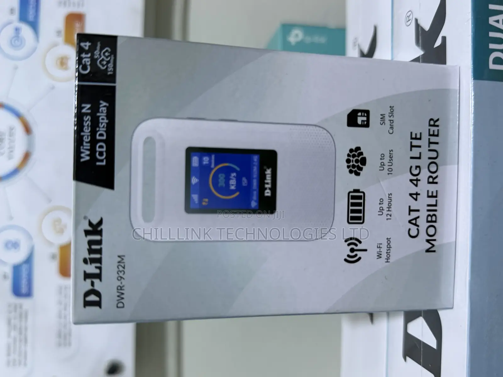 D-Link 4glte Cat4 N300 Mobile Wi-Fi Hotspot