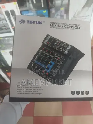 4-Channel Mini Digital Mixing Console With Integrated Amplifier – Pa4
