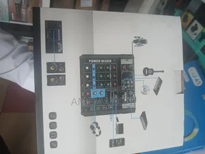 4-Channel Mini Digital Mixing Console With Integrated Amplifier – Pa4