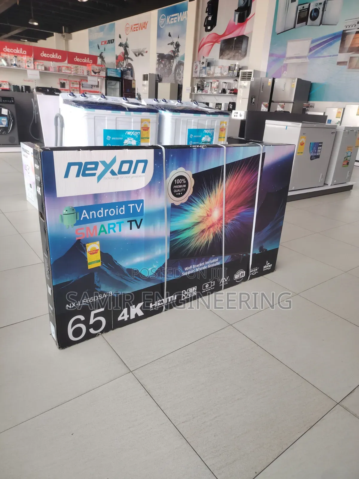 Nexon 65" Uhd Smart Android Tv (Nx-Le65dsa-B) - Immersive Cinematic