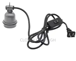 E27 Ceramic Lamp Holder With Switch
