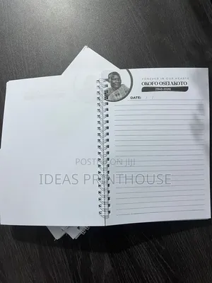 Funeral Notepads/Custom Design (Bulk Orders Accepted)