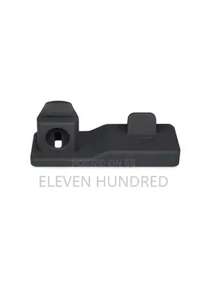 3-in-1 Silicone Stand Holder Charging Dock (Black)