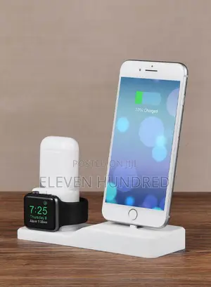 3-in-1 Silicone Stand Holder (White)