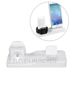 3-in-1 Silicone Stand Holder (White)