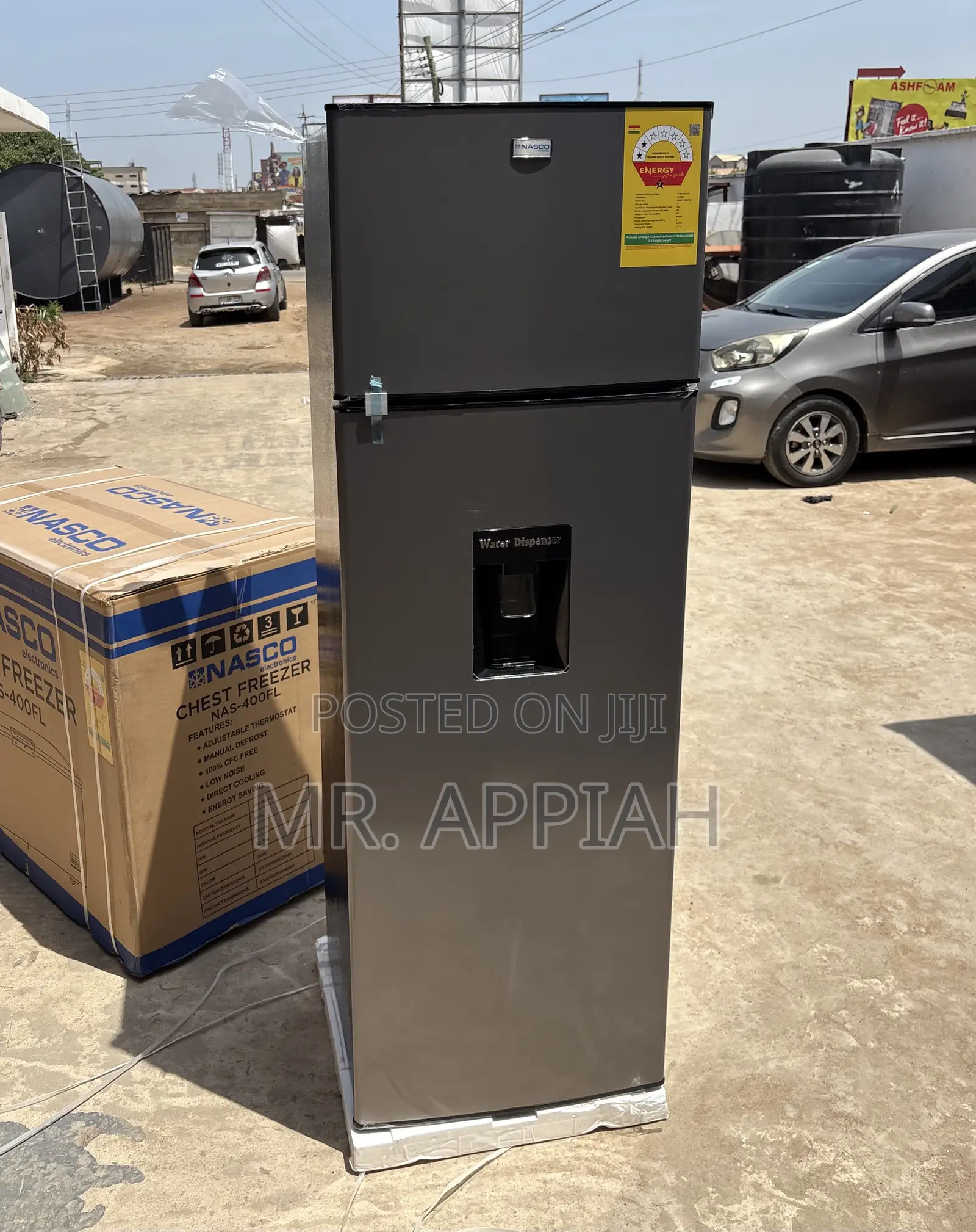 Durable and Affordable Nasco Nasf2-320fld Double Door Fridge 