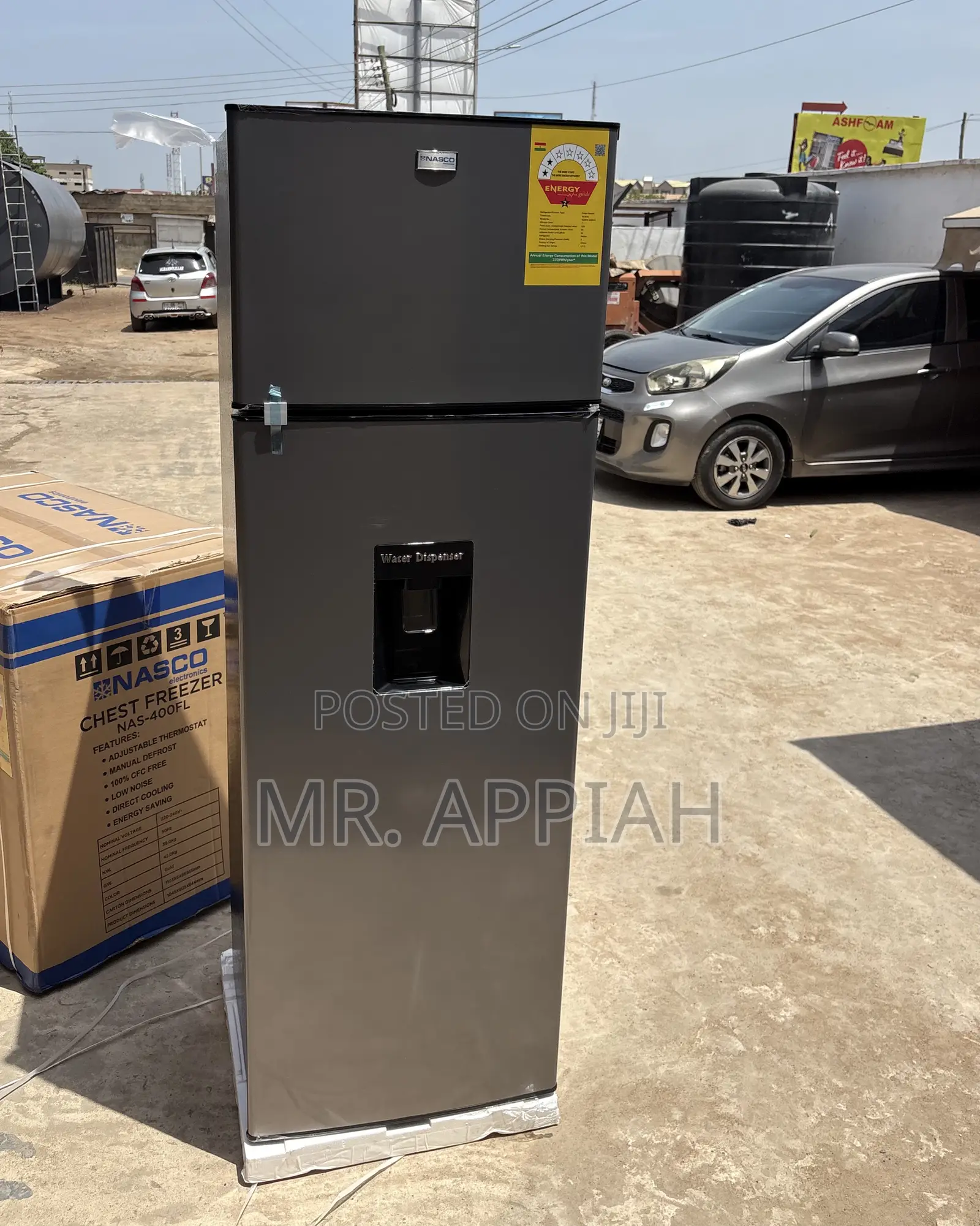 Energy Saving Nasco 280l Double Door Fridge(Nasf2-320fld)