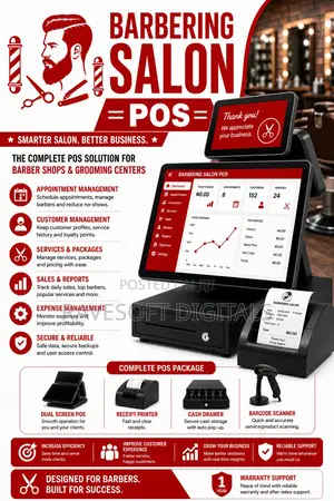 Barbering Saloon Pos
