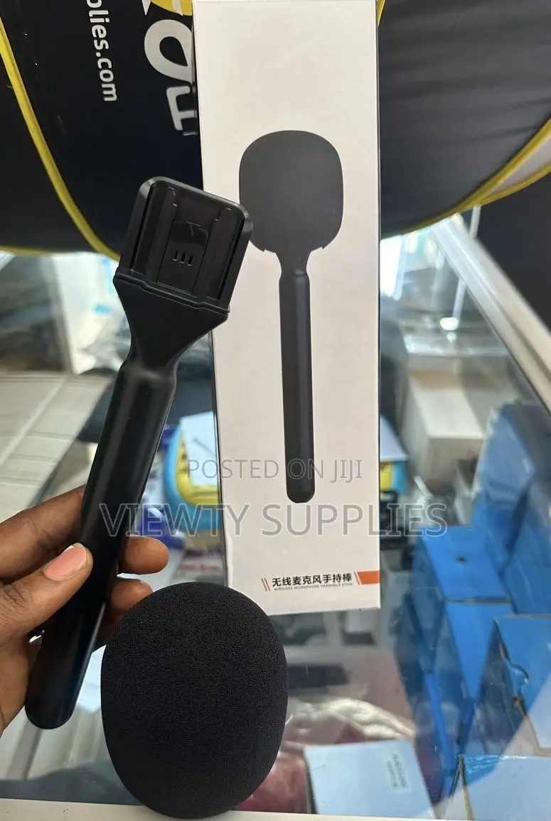 Portable 3 In 1 Wireless Lapel Microphone For Phones Camera + Case