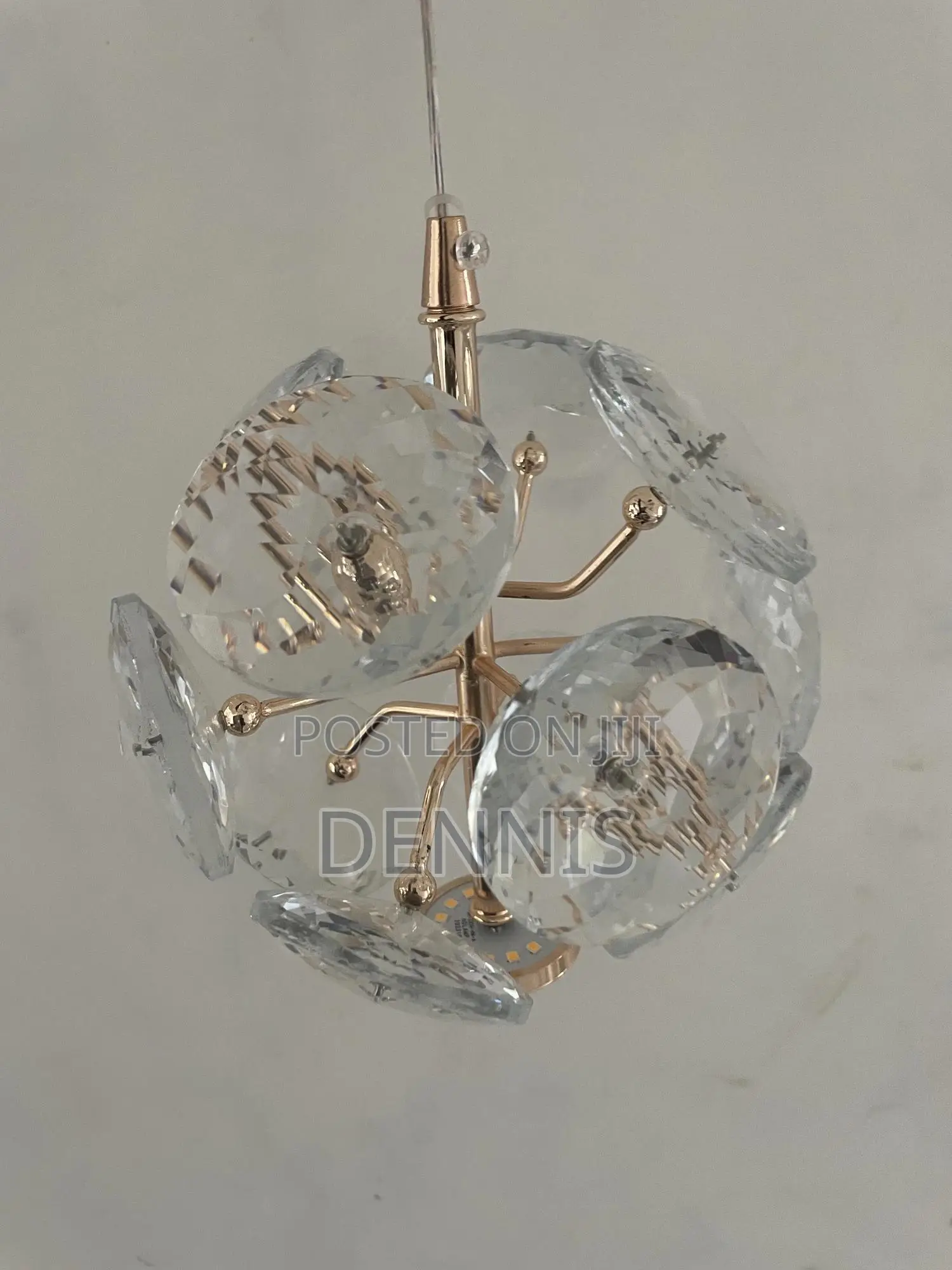 Modern Pure Crystal Chandelier Light Luxury Crystal Ceiling Lamp