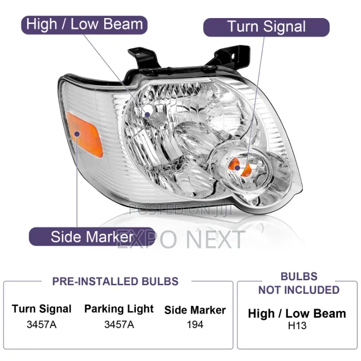 Ford Explorer 2006-2010 Headlights
