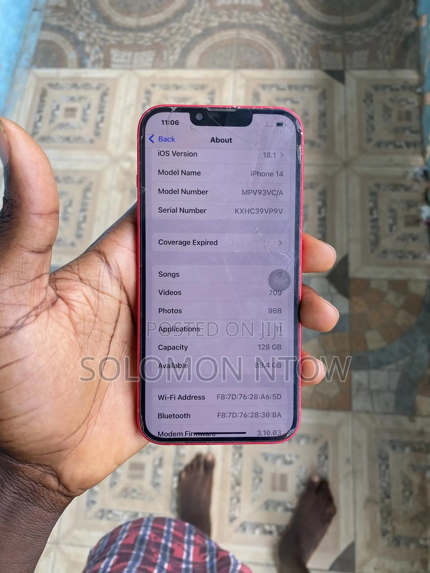 Apple iPhone 14 128 GB Red