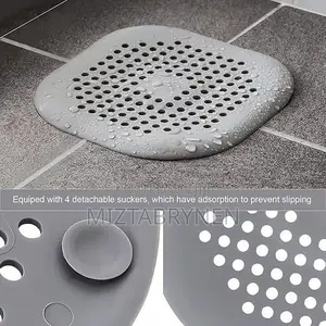 Floor Drain Strainer Debris Stopper - Gray